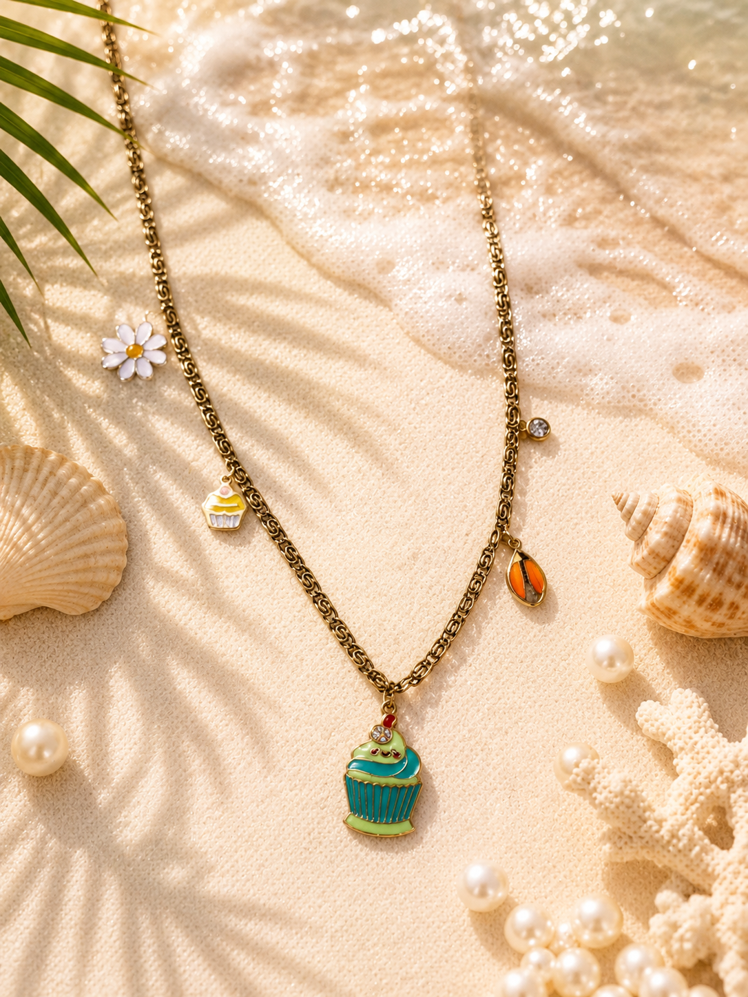 Cupcake Necklace